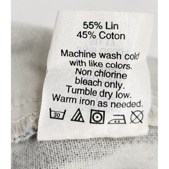 J Crew Shorts Womens 0 Gray White Geometric Print Front Tie Casual Mom Core - Picture 10 of 10